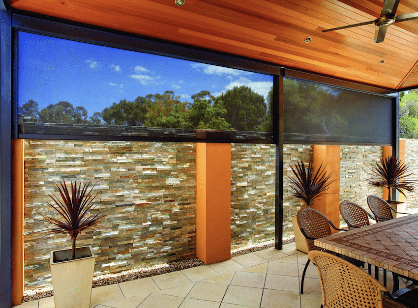 MyLiving Outdoors Black Outdoor Blinds